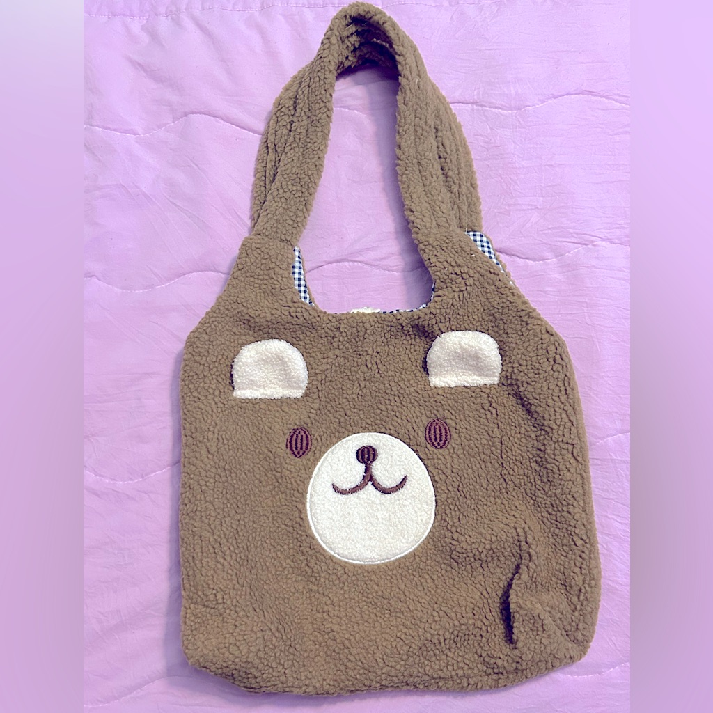 Fuzzy Bear Bag
